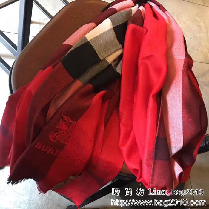 BURBERRY巴寶莉頂級原單正裝系列 山羊絨長圍巾 LLWJ6851